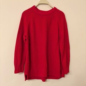 Old navy women’s large knit red sweater